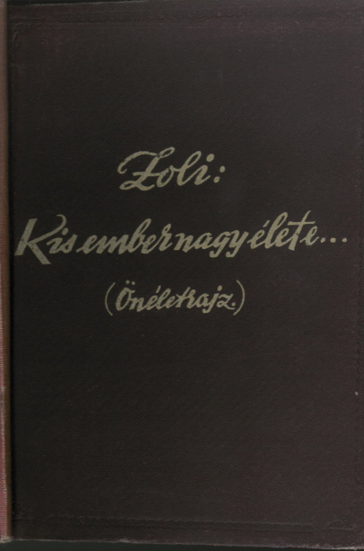 Hirsch Zoltán önéletrajzi könyve